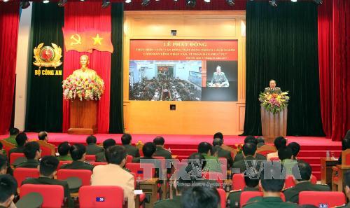 Phát động cuộc vận động về xây dựng phong cách người công an nhân dân ảnh 1